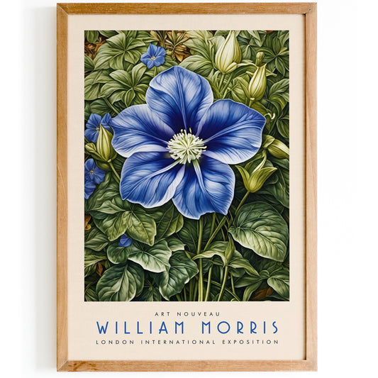 Art Nouveau Beauty: William Morris Flower Print