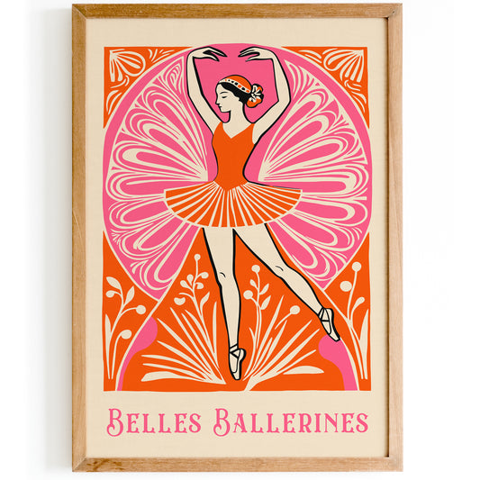 Ballet Dance Pink Poster