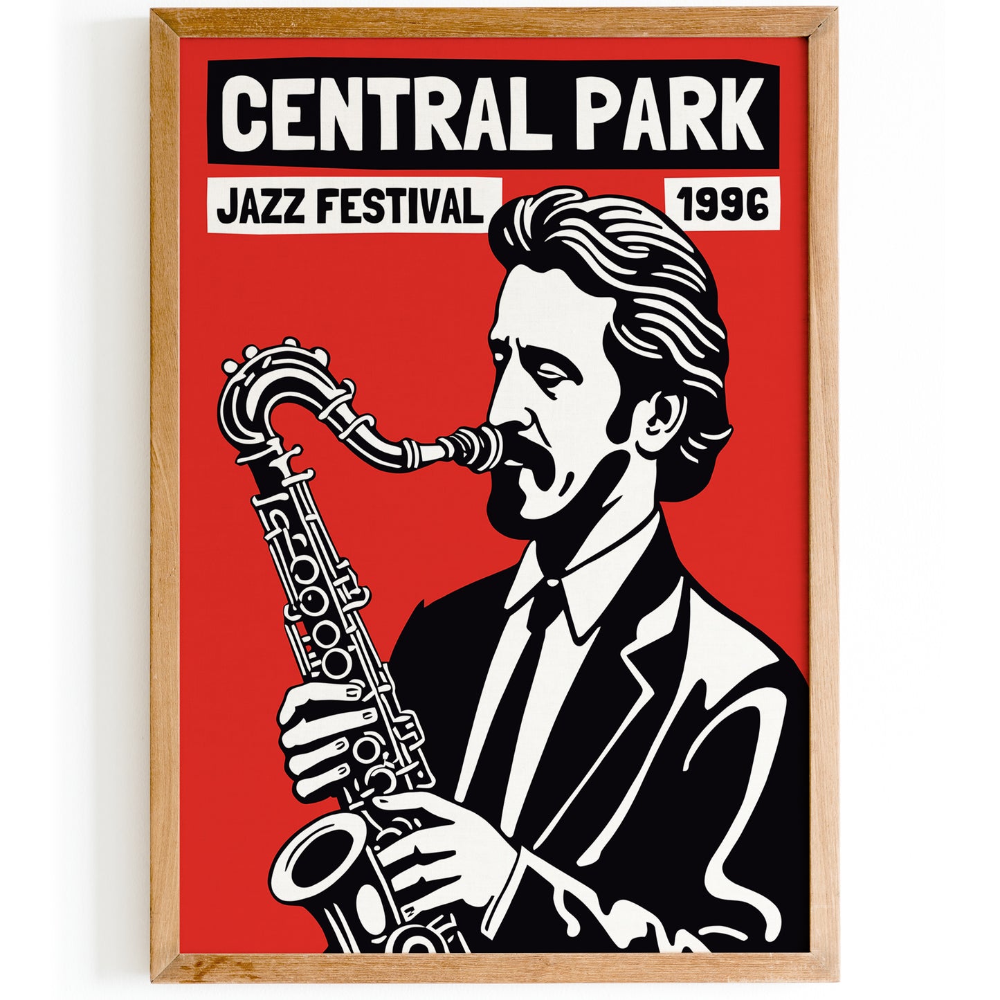 Central Park Jazz Festival 1996 Poster