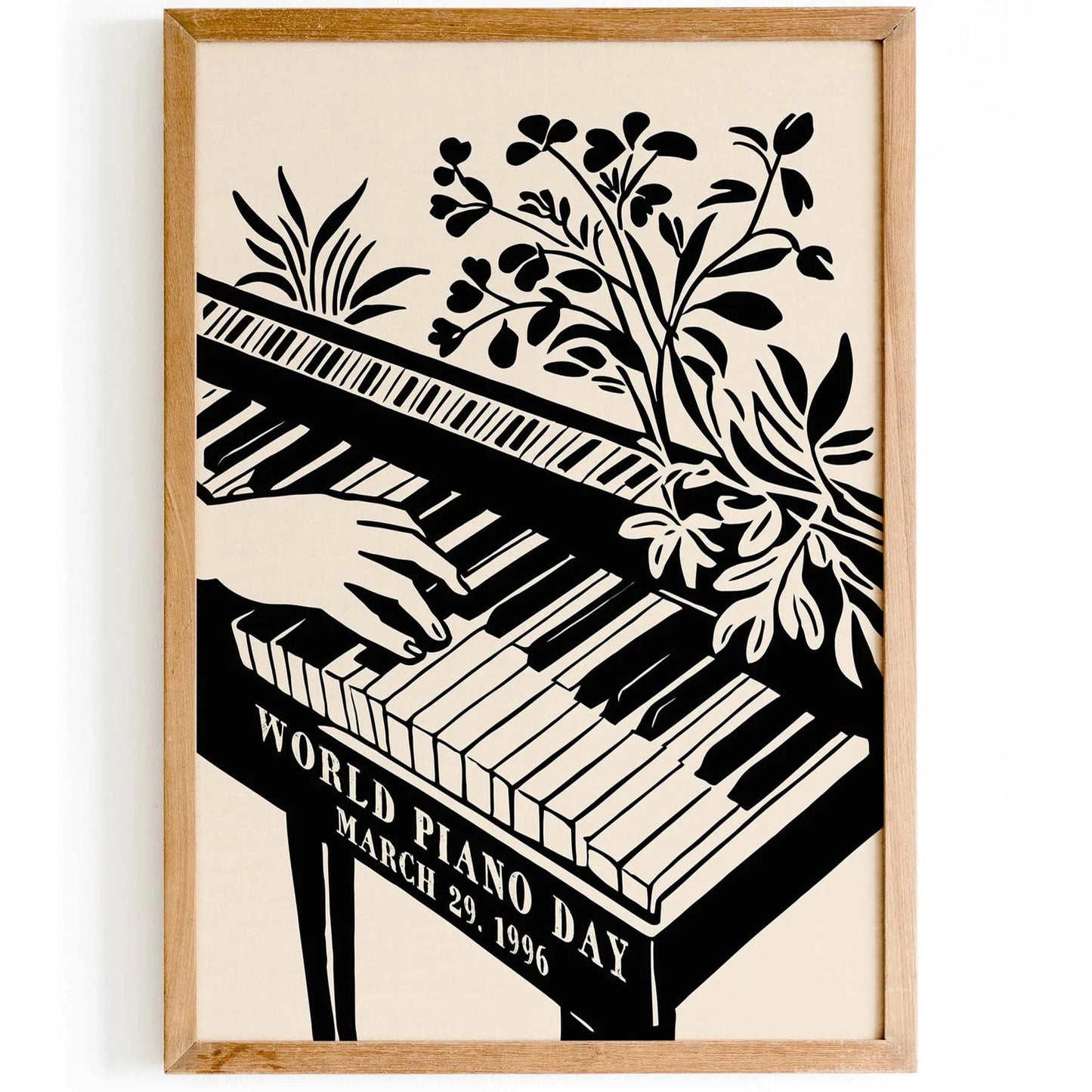 World Piano Day Poster Print