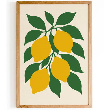 Sicilian Fruit - Lemon Art Print