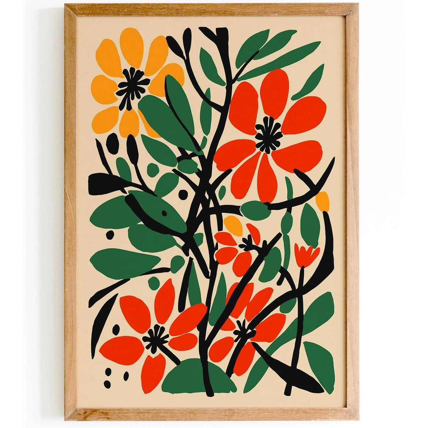 Artistic Flowers Art Print