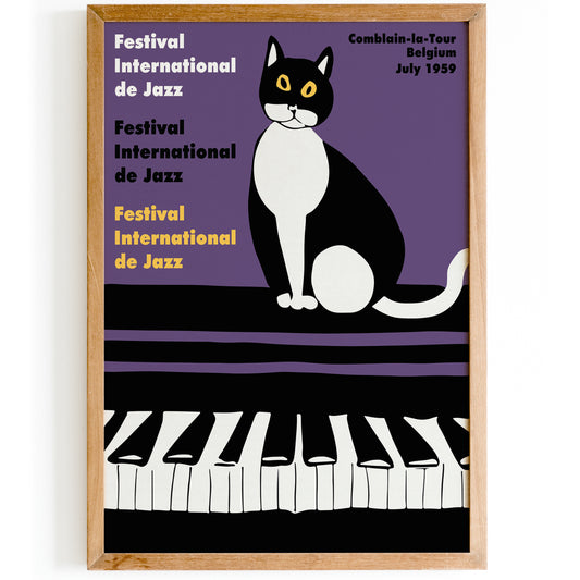 Festival International de Jazz Purple Poster