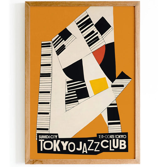 Tokyo Jazz Club Art Poster
