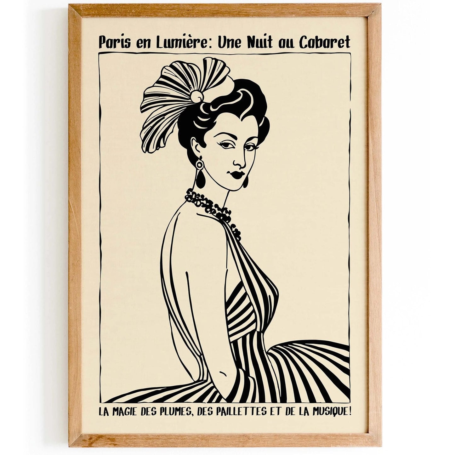 Paris Cabaret Night Poster Print