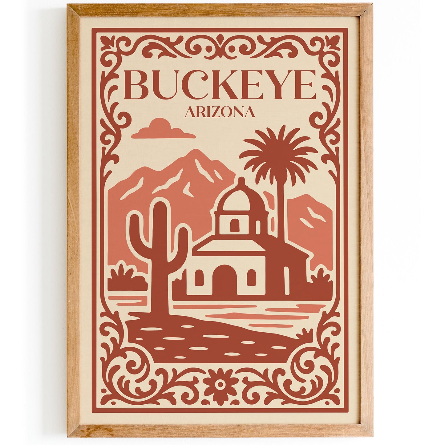 Buckeye Arizona Travel Poster
