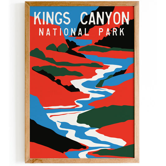 Kings Canyon Travel Poster
