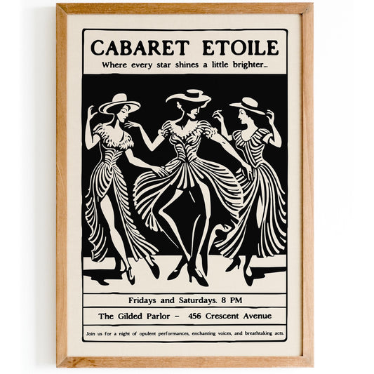 Cabaret Etoile Poster Print