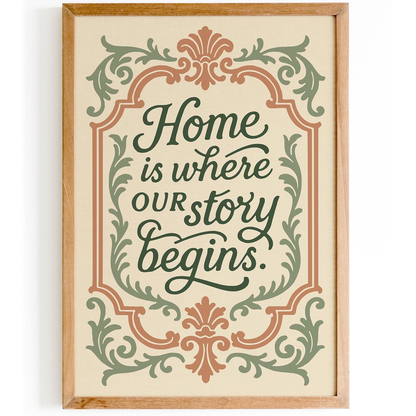 Home is Where Our Story Begins - Château Core Poster