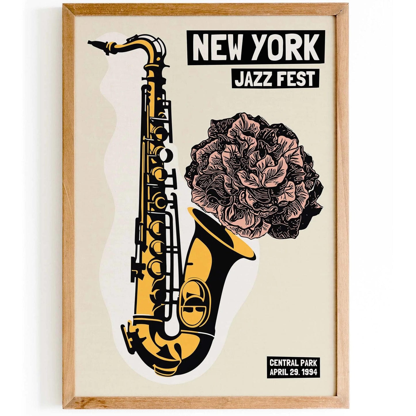 New York Jazz Fest – Bold Floral Print