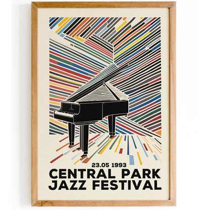 Central Park Jazz Festival 1993 Poster