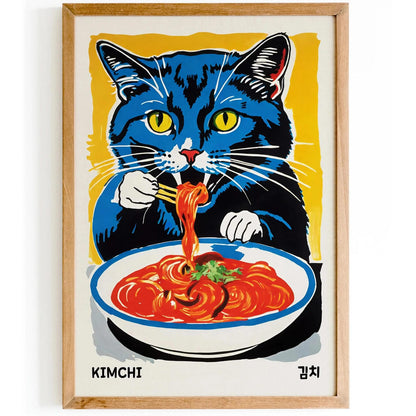 Kimchi Cat Pop Art Print