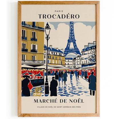 Marché de Noel Paris Poster