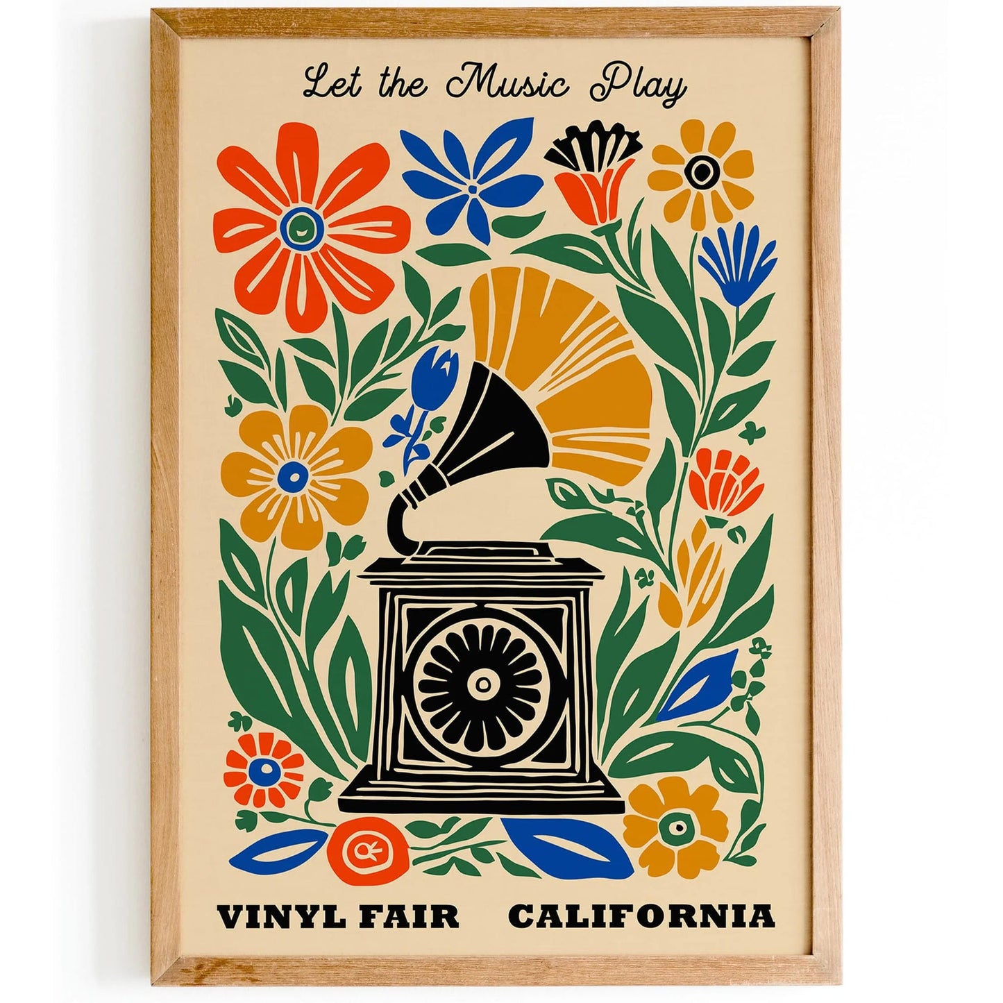Vinyl Fair California Music Poster