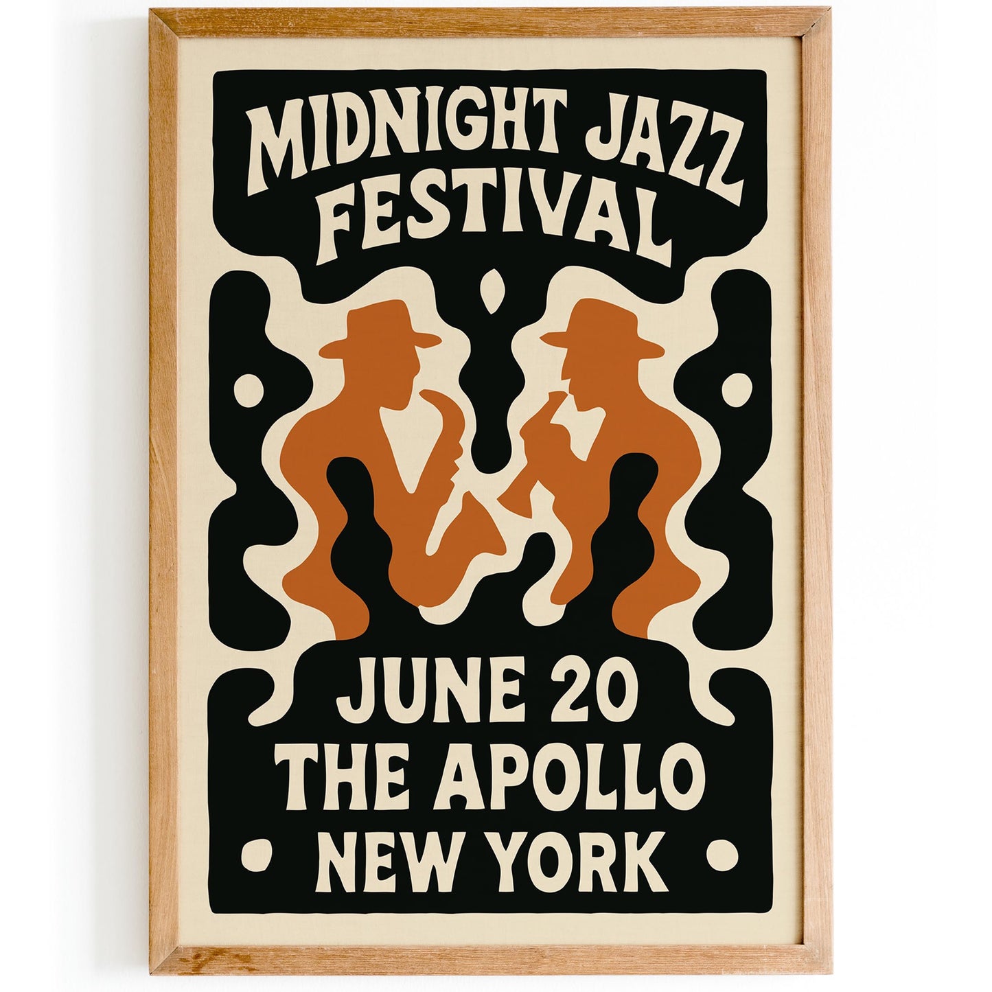 Midnight Jazz Festival Poster Print