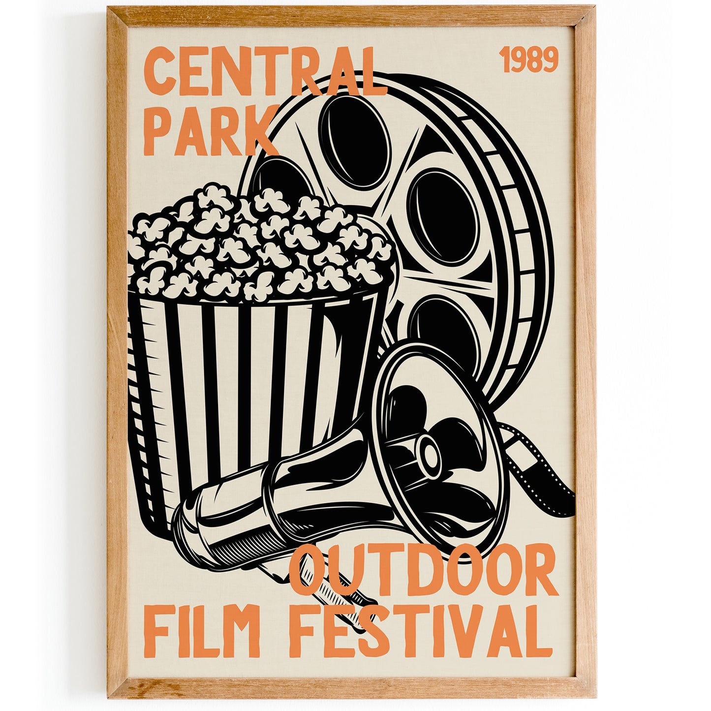 Central Park Film Festival Vintage Poster