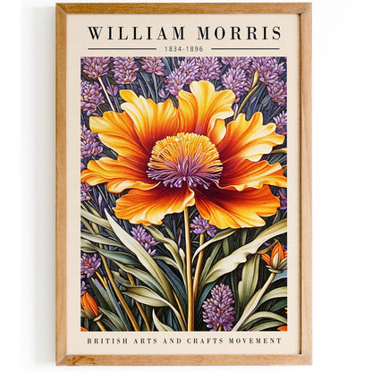 Botanical Harmony: William Morris Floral Print