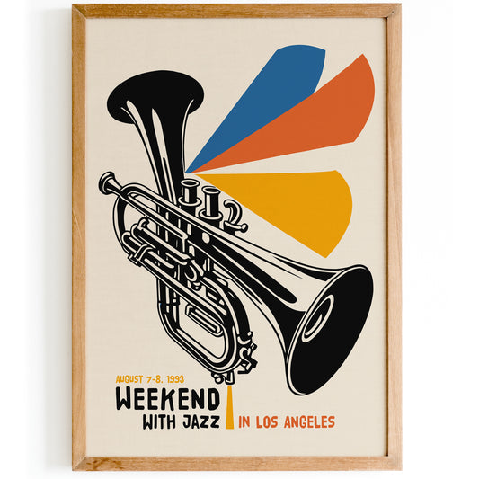 Weekend With Jazz - Los Angeles Music Festival Poster