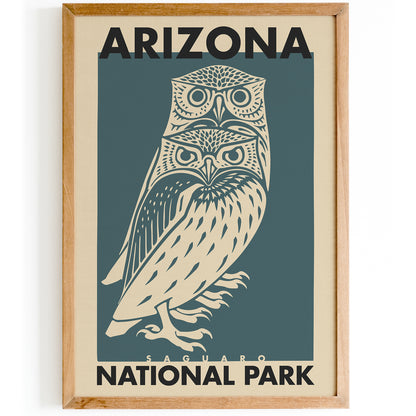 Arizona, Saguaro National Park Poster