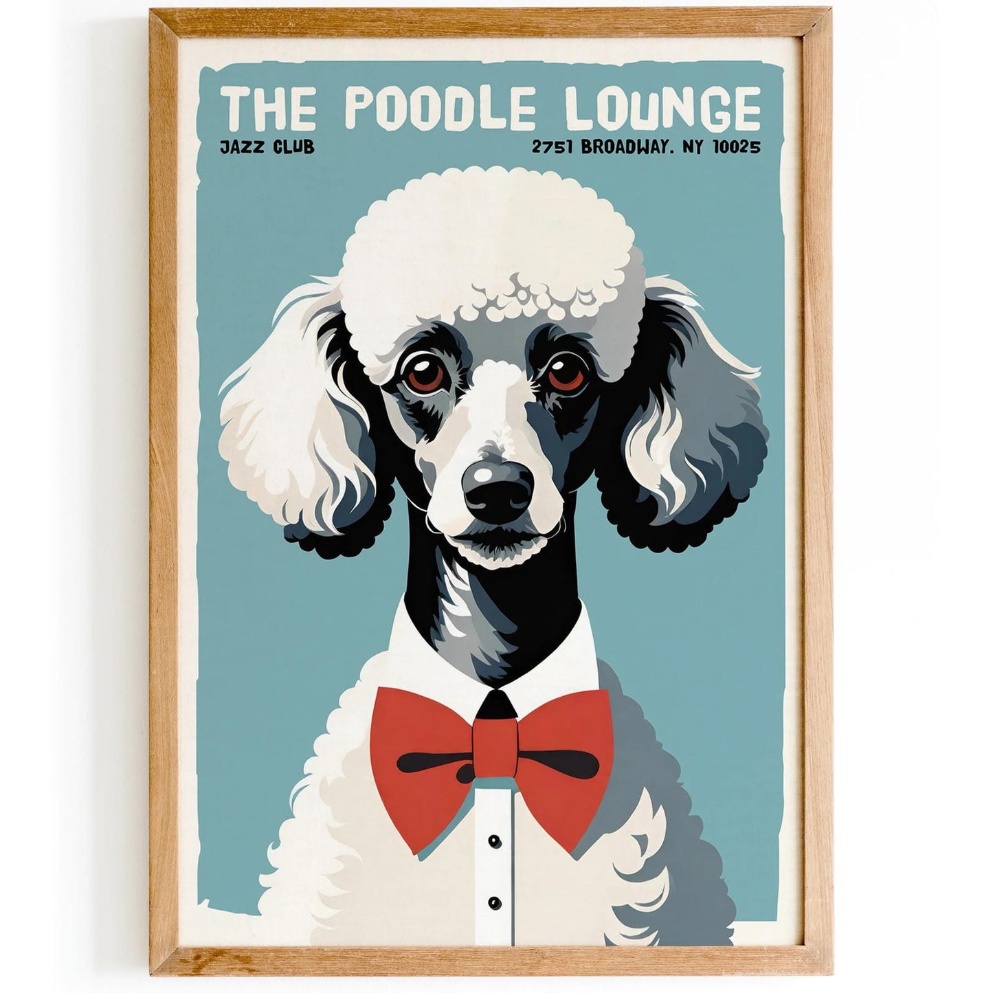 The Poodle Lounge Jazz Poster
