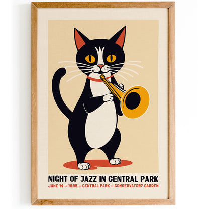 Night of Jazz Central Park Poster