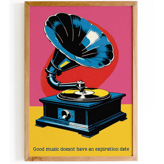 Retro Music Vibes – Wall Art Print
