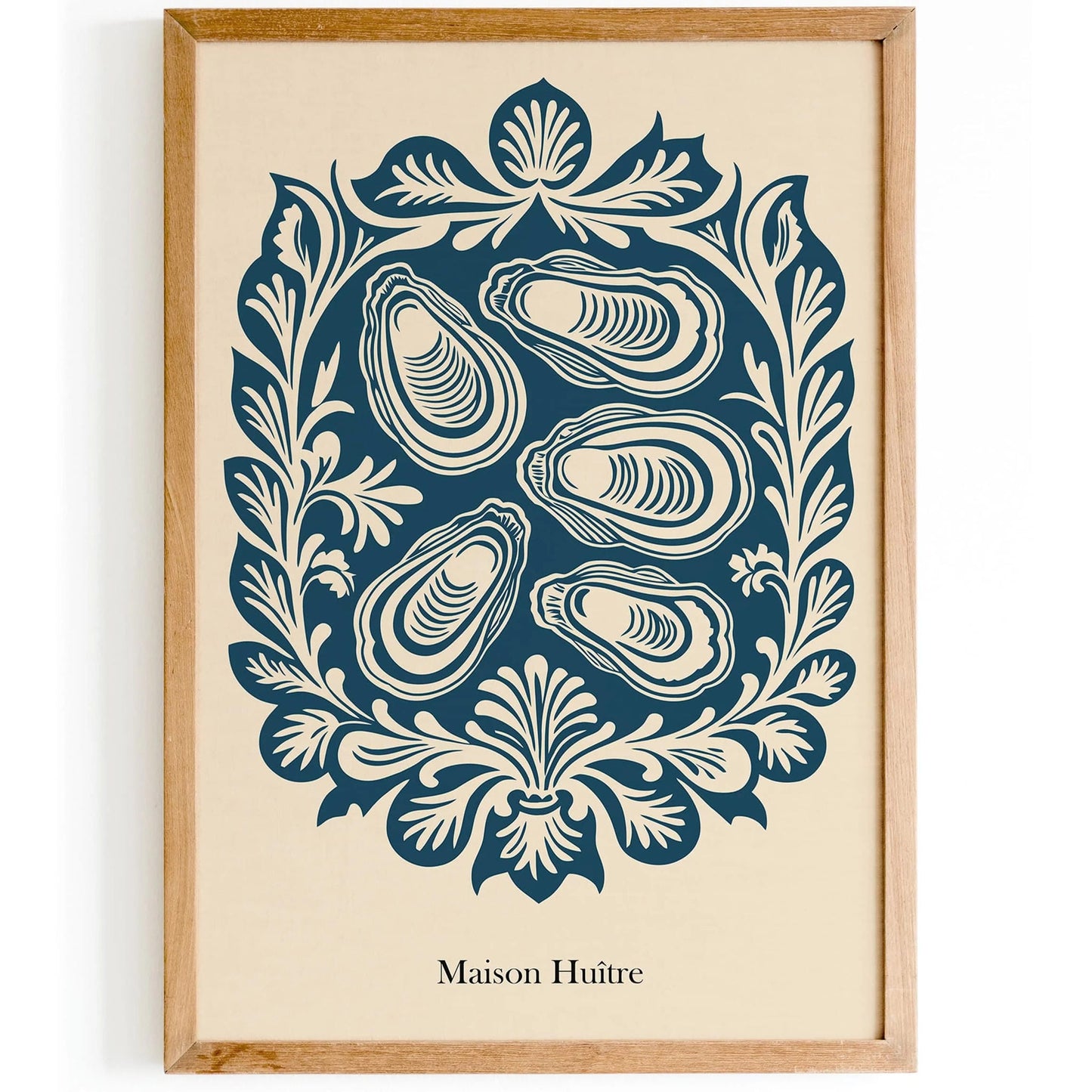 Maison Huître Oyster House Poster