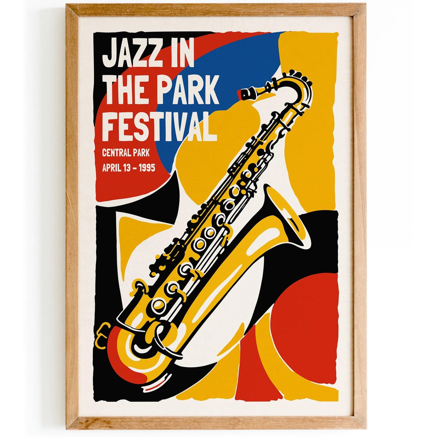 Jazz in The Park Festival 1995 Poster