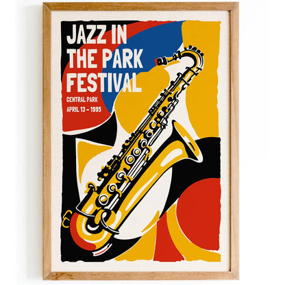 Jazz in The Park Festival 1995 Poster