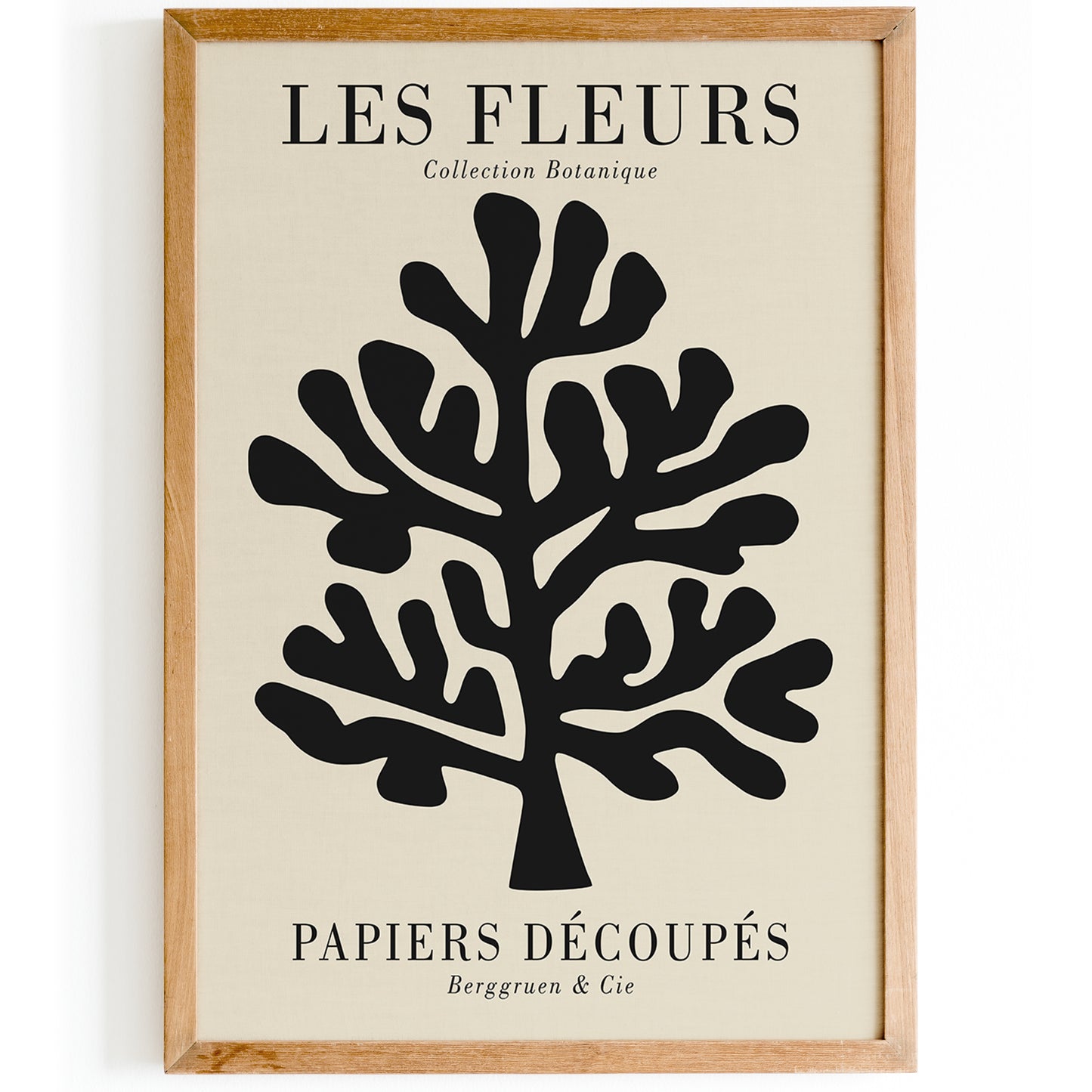 Les Fleurs Papiers Decoupes Poster