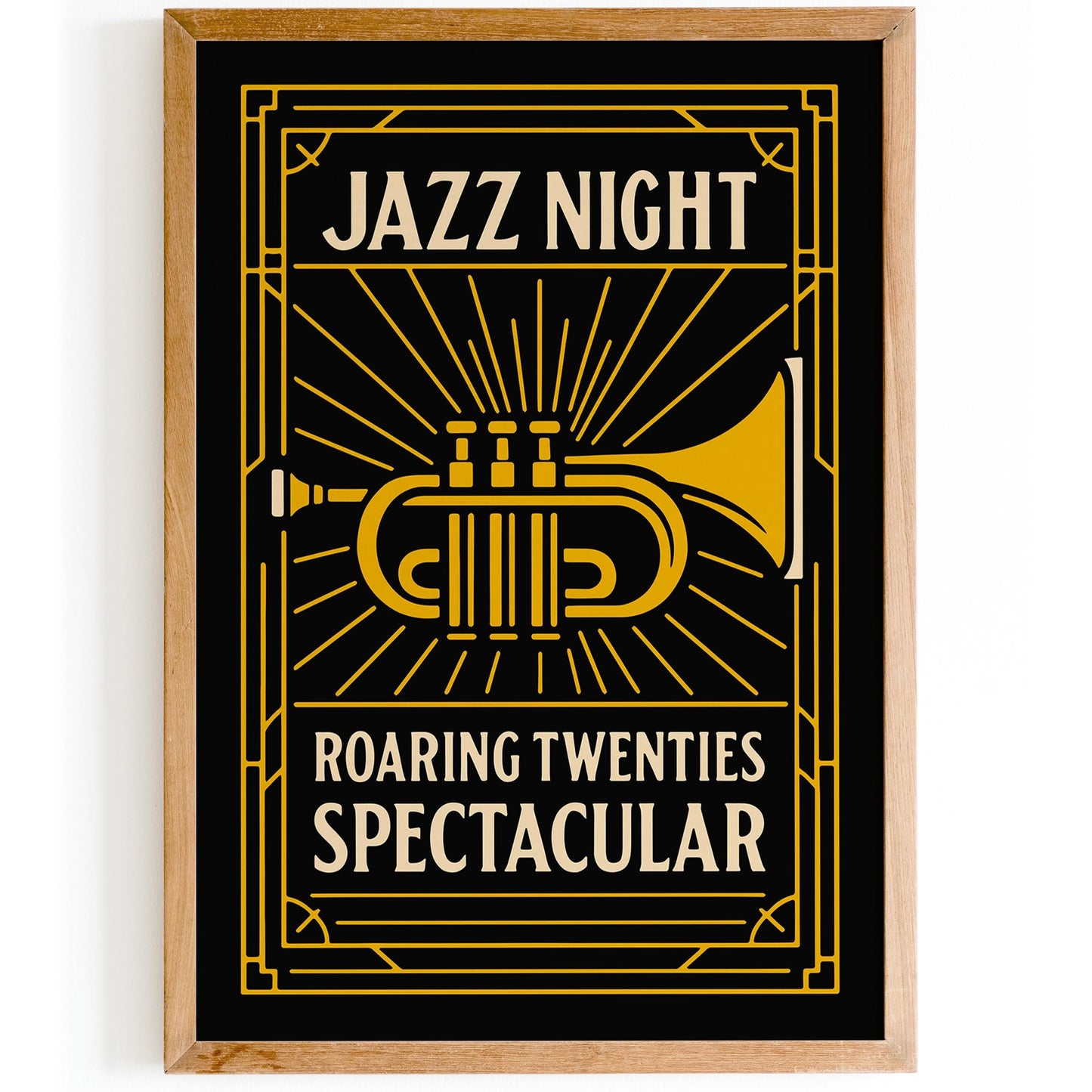 Jazz Night Poster - Roaring Twenties Art Print