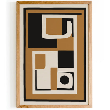 Geometric Abstract Print: Stylish Wall Art