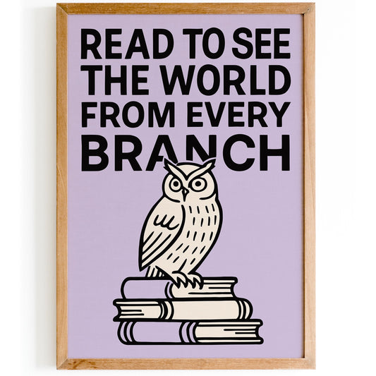Read More Owl Poster