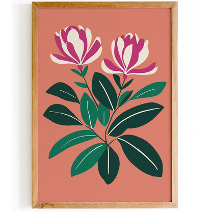 Aesthetic Flowers Art Print 2025