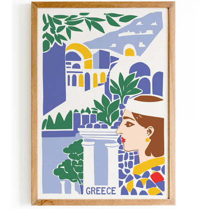 Greece - Minimalist Travel Poster