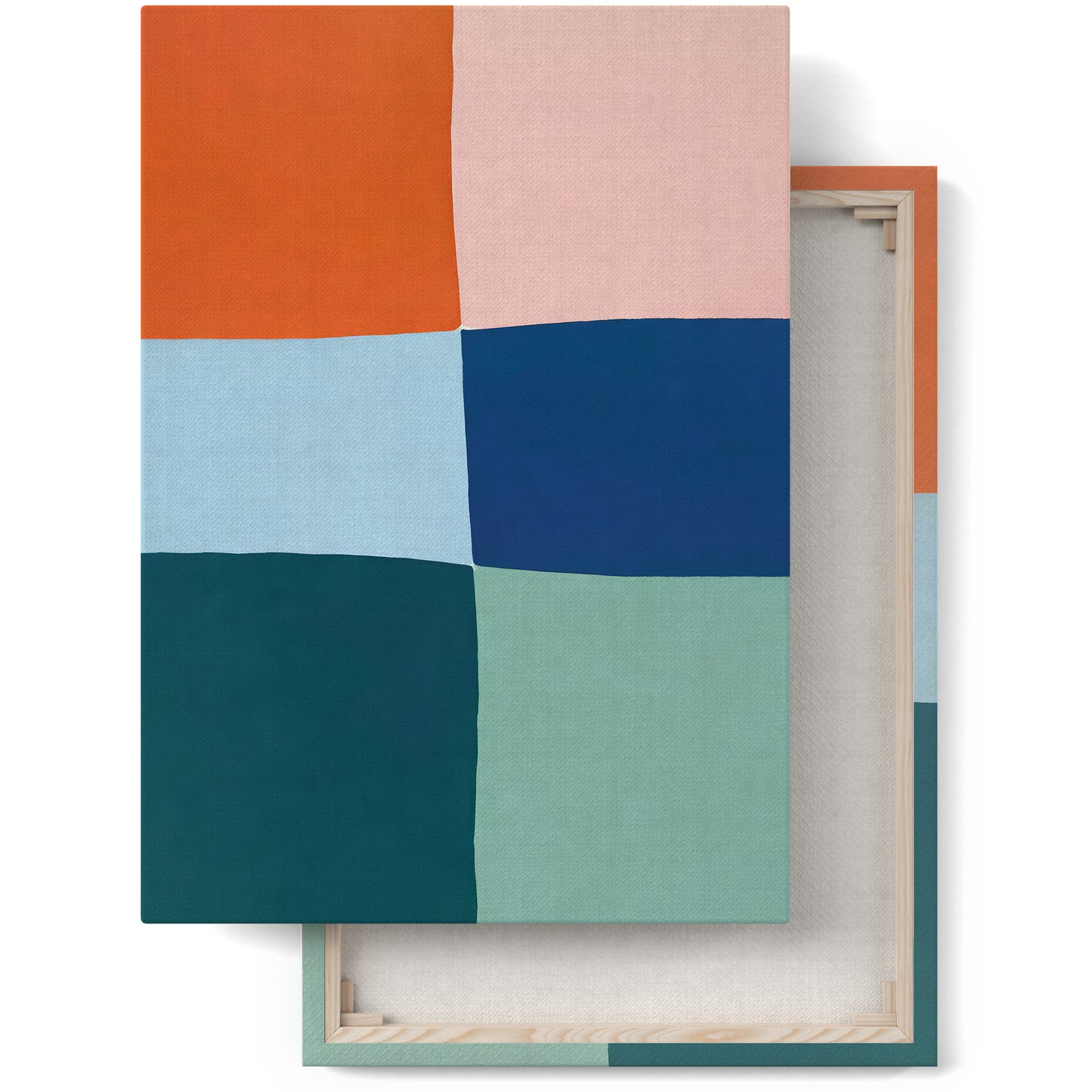 Colorful Mid Century Modern Canvas