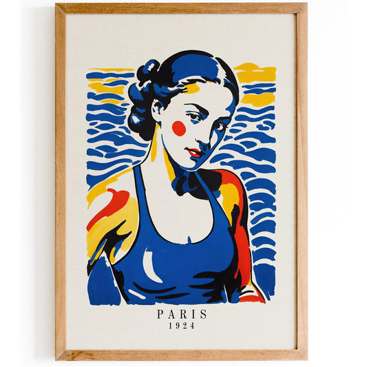Paris 1924 Retro Poster