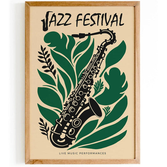 Jazz Festival Music Poster