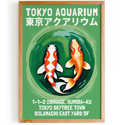 Tokyo Aquarium Japanese Poster