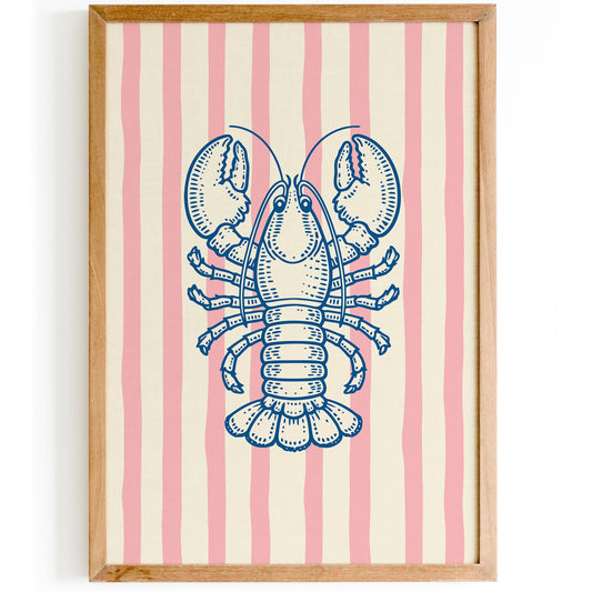 Lobster Kitchen Art Poster