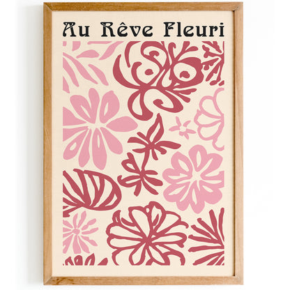 Au Reve Fleuri Poster