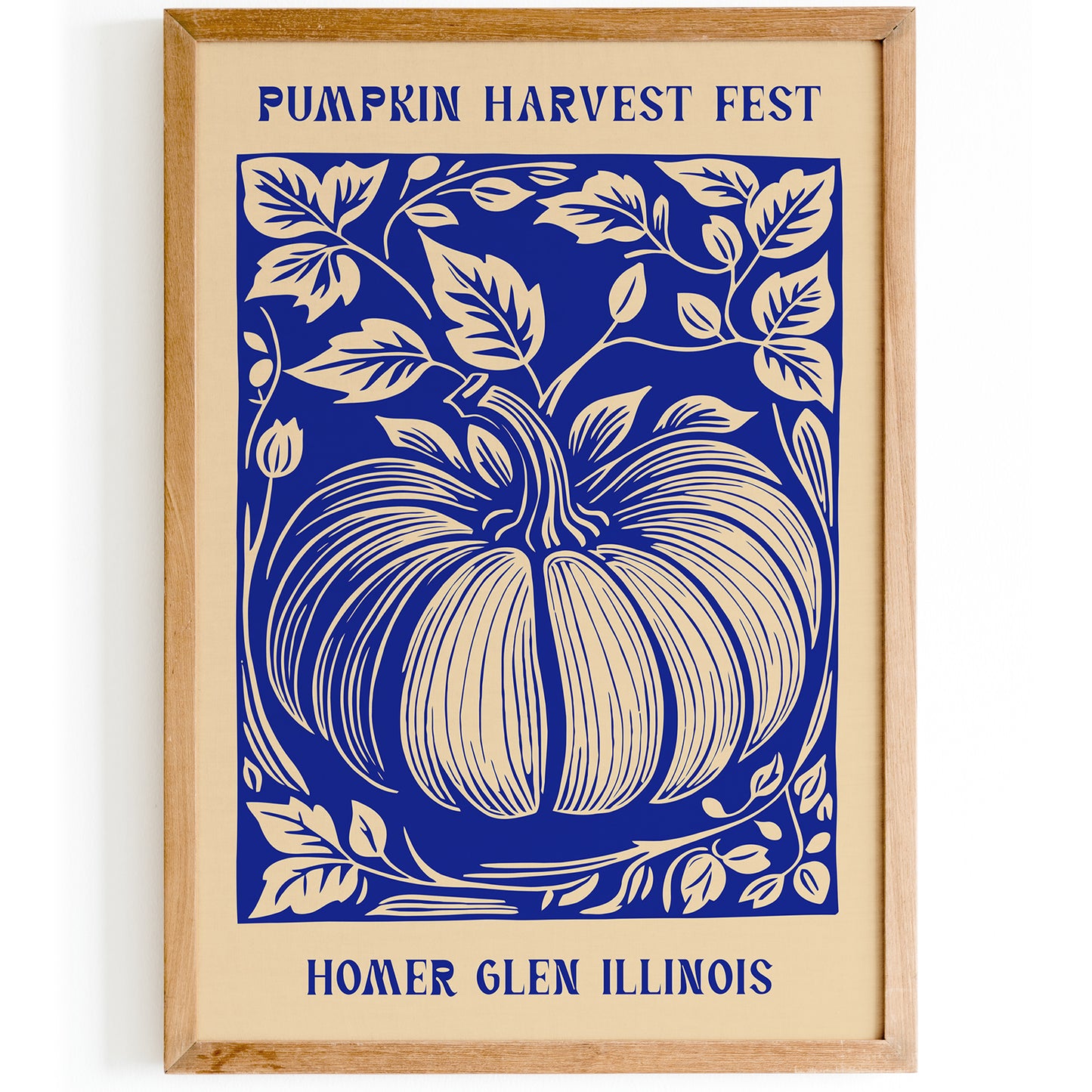 Pumpkin Harvest Fest Homer Glen Poster