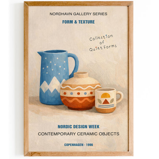 Scandinavian Ceramic Poster