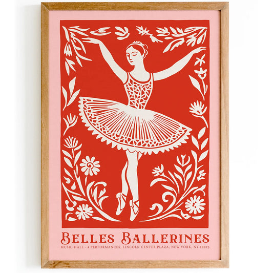 Ballet Dancer Wall Art Print
