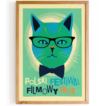 Retro Polish Cinema Art Poster
