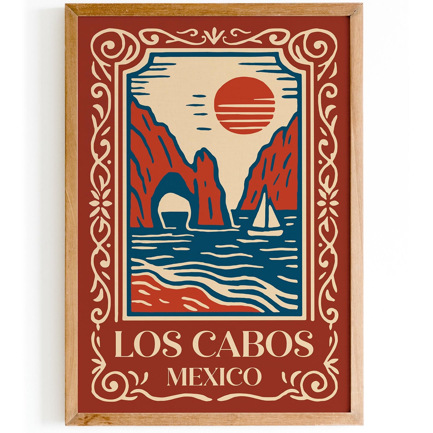 Los Cabos Mexico Travel Poster