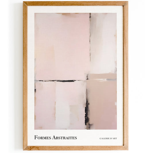 Formes Abstraites: an Elegant Abstract Painting Print