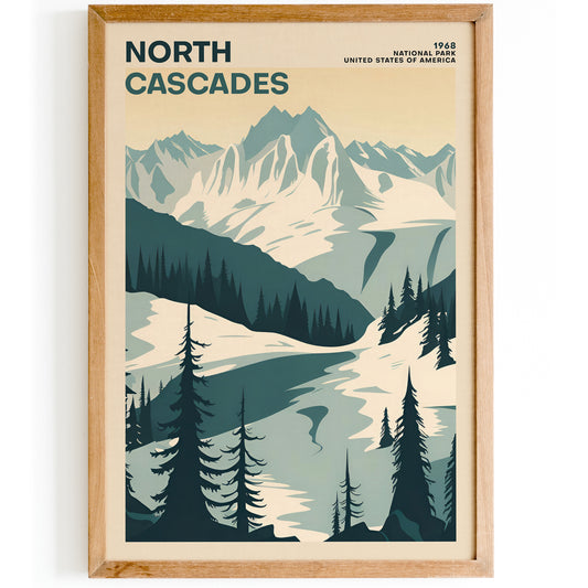 North Cascades National Park Poster