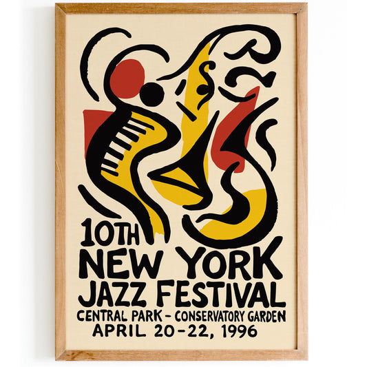 New York Jazz Poster Print