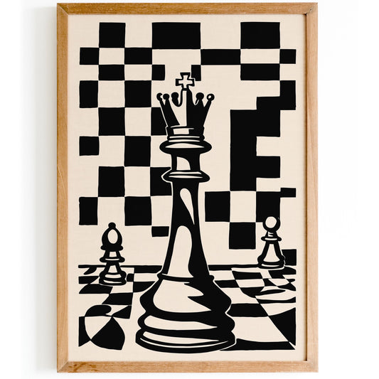 Chess Queen Wall Art